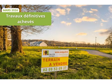 vente terrain 459 m² bovel (35330)