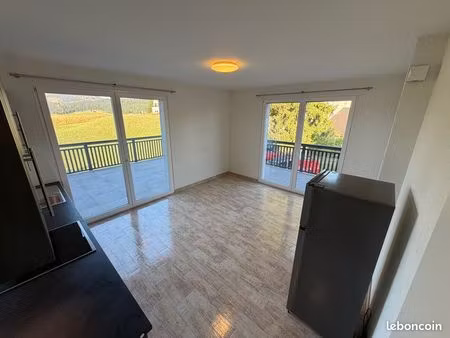 studio 19 m² terrasse – l'auberson suisse – 20 min pontarlier