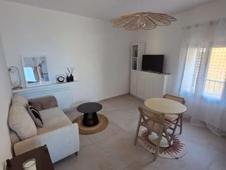 lumineux t2 meublé en rdc