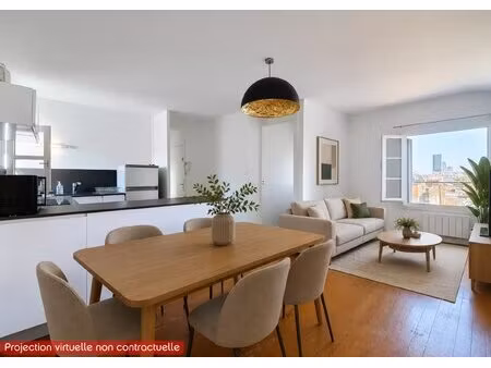 lyon 2 - appartement t2 sur les toits