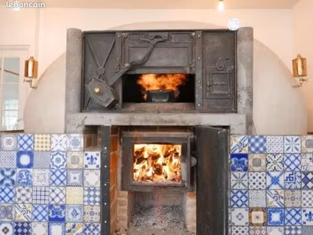 boulangerie (murs et fonds) feu de bois  maison et jardin