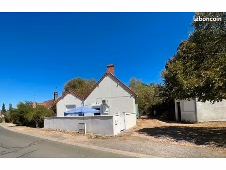 maison montipouret (36) 53m² carrez – 62m² surface au sol plus dépendance 15.8m² - 60 000 