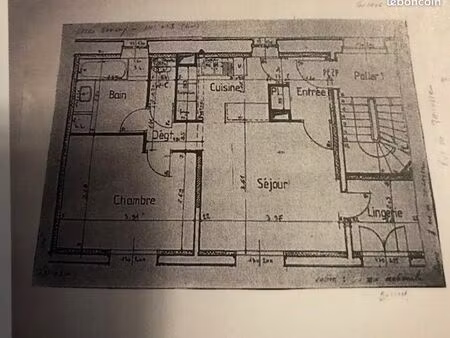 sorigny centre part loue appartement 1pers / garage/parking /cave