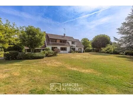 maison d'architecte avec atelier et ponton privatif sur les hortillonnages