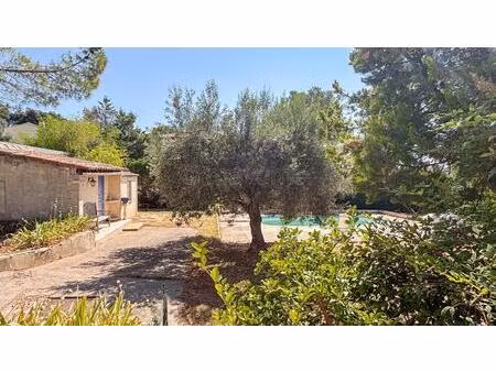 maison provençale t4 de plain pied avec piscine et dépendance aménagée  sur 1500m² de terr