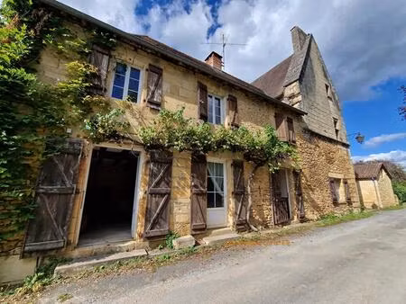 24290 sergeac : ensemble immobilier en pierre du pays