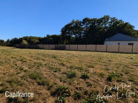 carentoir – le temple – terrain à bâtir de 1 000 m² dans un environnement calme