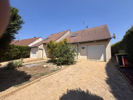 chatillon sur seine :pavillon année 1985 de 130 m2 avec gara