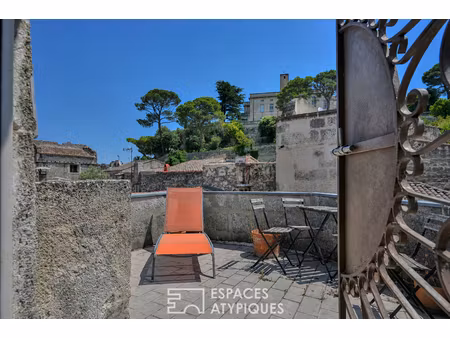 maison de village avec terrasse tropézienne