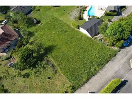 à vendre – terrain constructible de 1 000 m² à vaux-en-bugey  vue dégagée rare
