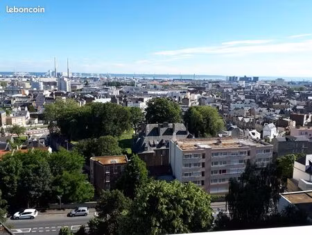 f4 - dernier etage - le havre - 2 balcons - vue degagee