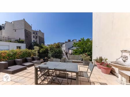 pereire - hôtel particulier de 484.40 m² + 115.43m²