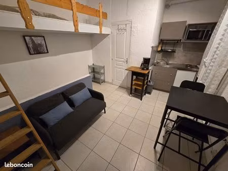 loue studio meublé 25m2  grenoble début cours libération