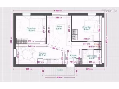 1200 appartements