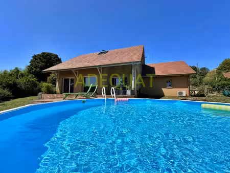 38890 saint-chef - maison t5 bioclimatique - prestations de