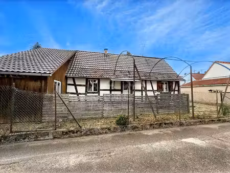 soufflenheim - maison alsacienne avec du potentiel