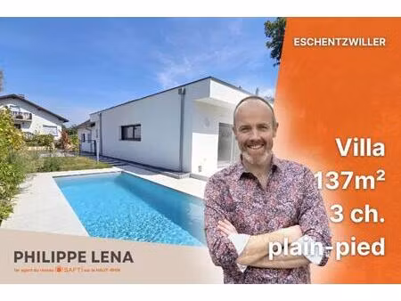 villa neuve  plain-pied  3 chambres avec piscine