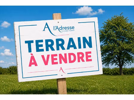vente terrain  595.00m²  vannes