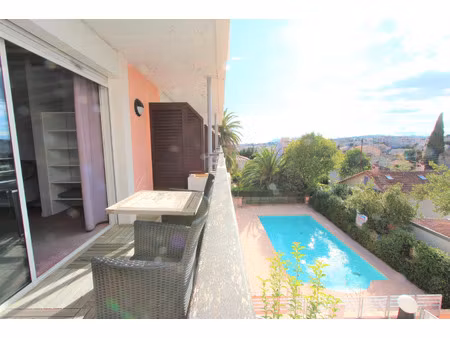 le cannet  ideal investissement locatif  studio  27m²  terrasse  piscine  parking  forte r