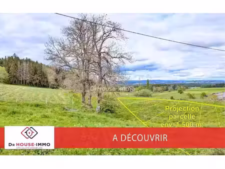 vente terrain 1500 m² à jullianges (43500)  28 000 €