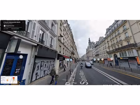 location locaux professionnels 0 pièces 42 m² à paris 10ème (75010)  2 000 €