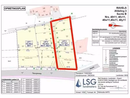 terrain à vendre à tilburgseweg 40e12 poppel (rbw57376)