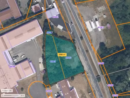 appoigny -rn6- terrain constructible de 2532m² - top visibilite