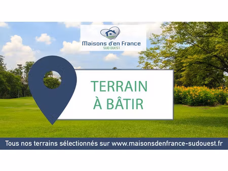 terrain à bâtir de 1004 m² à leon (40)
