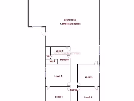 vente locaux professionnels 5 pièces 270 m² à dax (40100)  231 550 €