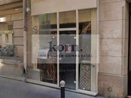 vente commerce paris 75017 50m²