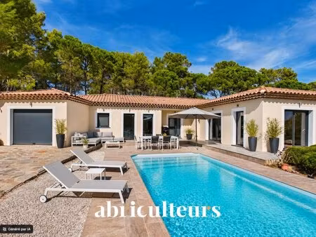 belle villa contemporaine/vue panoramique - bagnols-en-forêt - domaine privé sécurisé