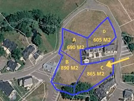 vente terrain à sazos (65120) : à vendre / 865m² sazos