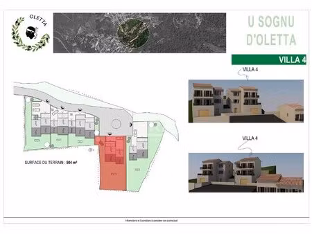 programme u sognu d'oletta - maison t4 avec garage