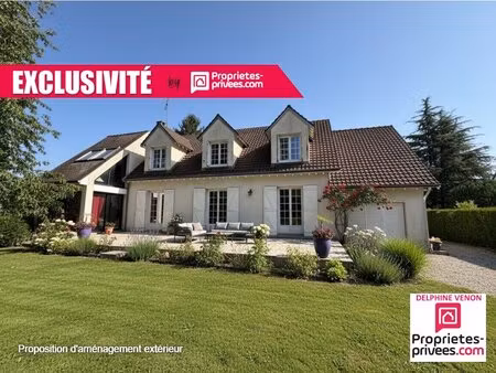exclusivité - maison 5 chambres + bureau sur un terrain de 2438 m² à saint martin d abbat