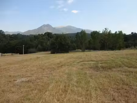 dpt pyrénées orientales (66)  à vendre prades terrain constructible 421 m²  3 faces  libre