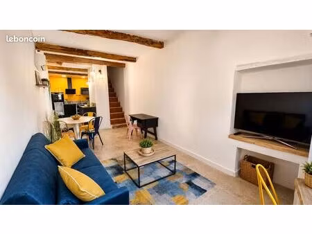 maison de village  clim  terrasse  balcon  6 couchages