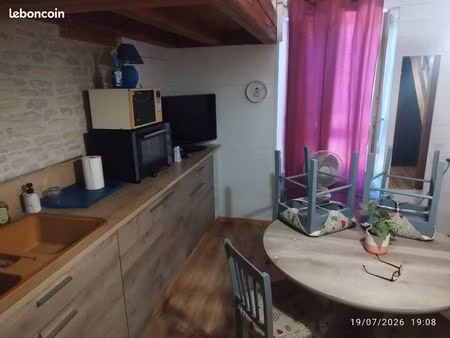 appartement meublé avec mezzanine