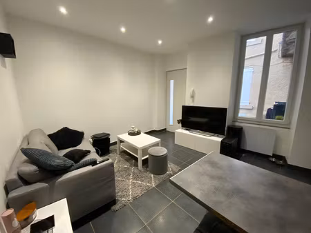 appartement t2 meuble au rez-de-chaussee + cave a tournon su