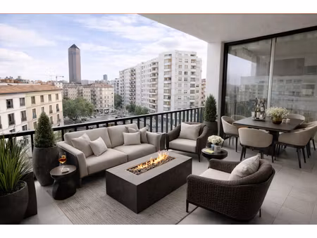 vente appartement 3 pièces 62 m² à lyon 7ème (69007)  439 000 €