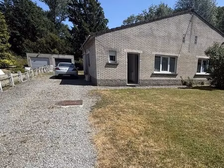 bungalow à louer avec jardin et 2 chambres   clabecq (vbe51319)