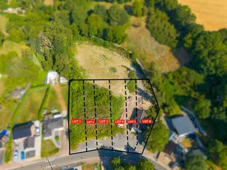 terrain projet accepté pour 6 maisons