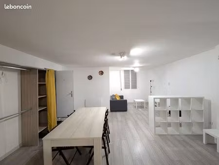 grand studio meublé 40 m² - roubaix - idéal étudiant