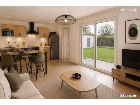 appartement t3 meublé 50m2  saint-saturnin
