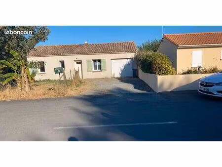 loue maison chauché 80 m2 et 400 m2 de jardin