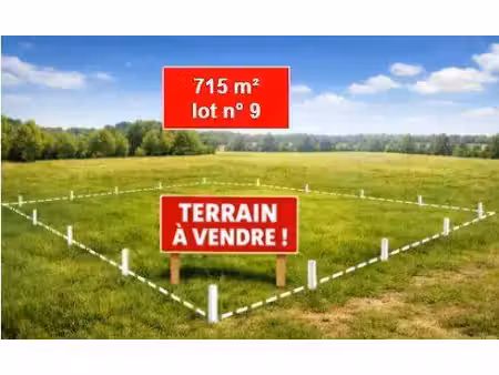 terrain constructible à vendre