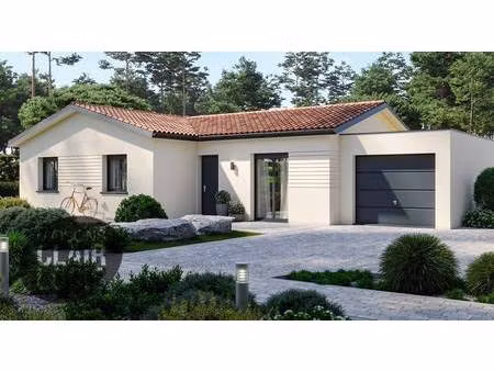 terrain avec maison neuve à vendre