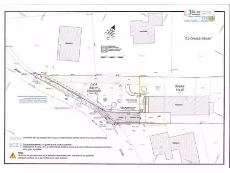 vente terrain 458 m² à bons-en-chablais (74890)  235 000 €