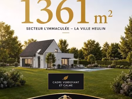 vente terrain 1361 m² à saint-nazaire (44600)  152 500 €