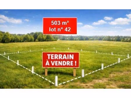terrain constructible à vendre