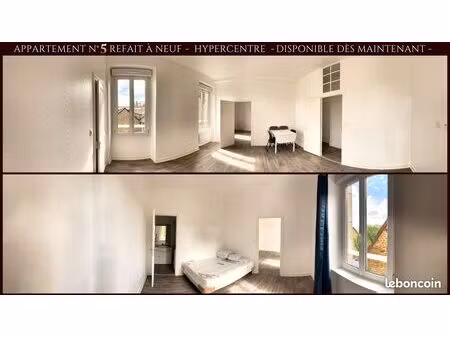 appartement rénové  spacieux et lumineux sans vis-à-vis - hyper centre- internet fibre off